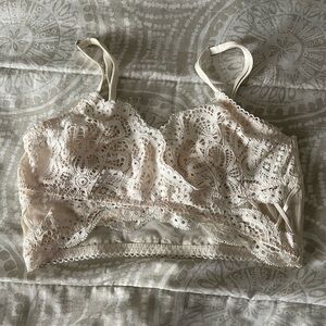 Lace Bralette in Cream